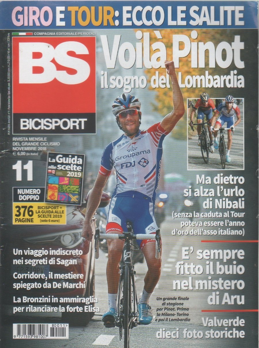 BS Bicisport. n. 11, novembre 2018 | Immagine principale