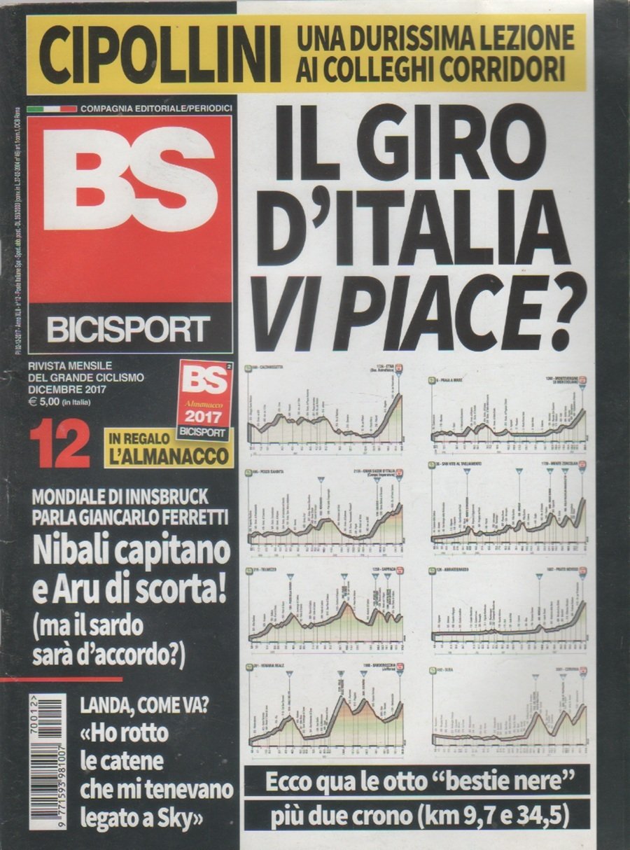 BS Bicisport. n. 12 , dicembre 2017 | Immagine principale