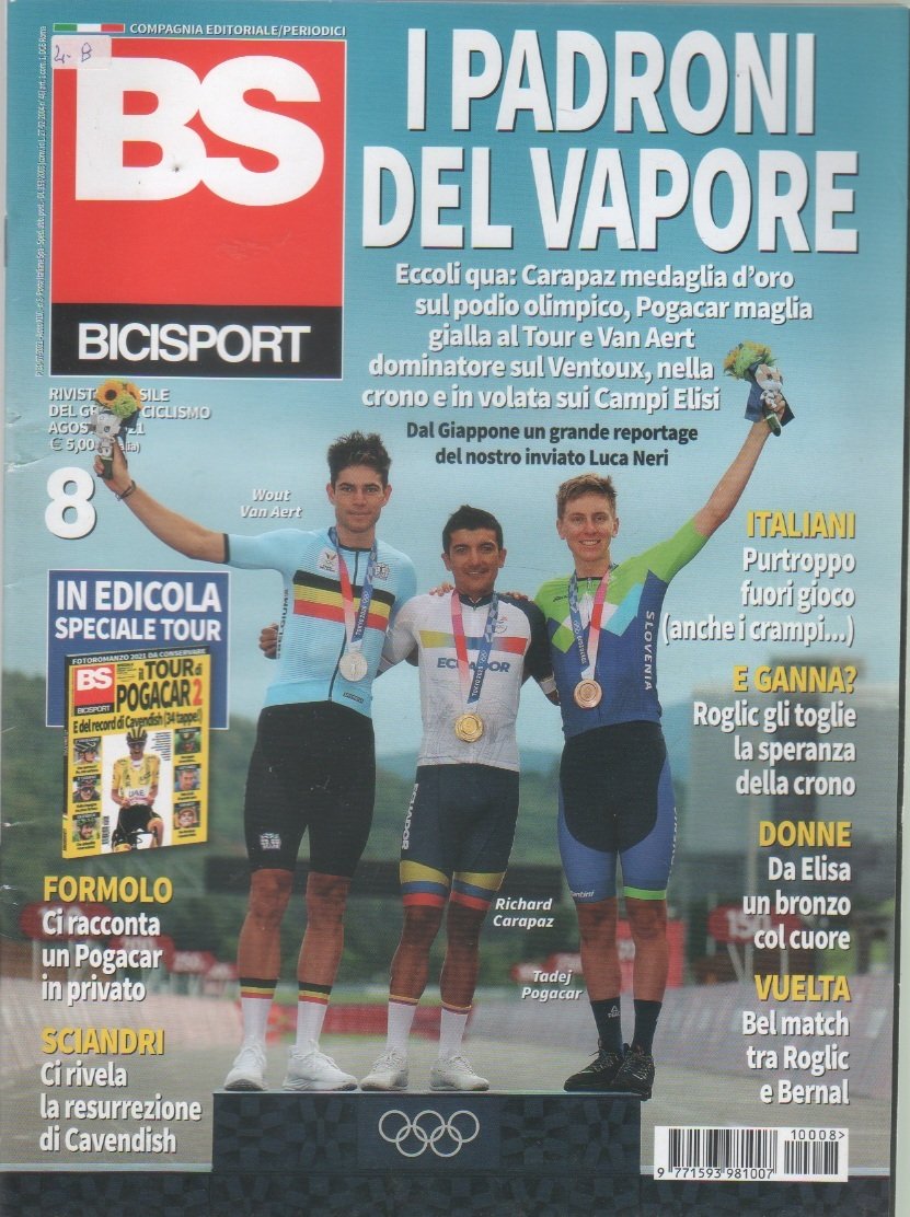BS Bicisport. n. 8, agosto 2021 | Immagine principale