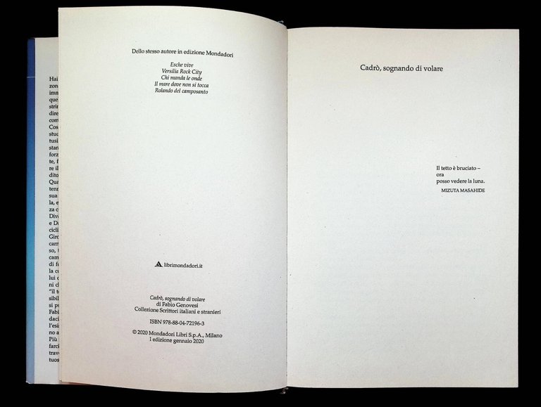 Cadrò, sognando di volare