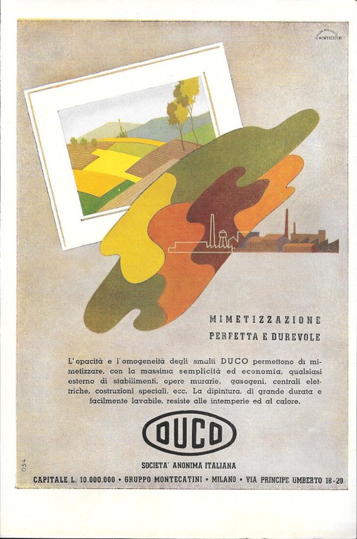 Cagliofrau / Vernici Duco - Advertising 1943 | Immagine Gallery 2