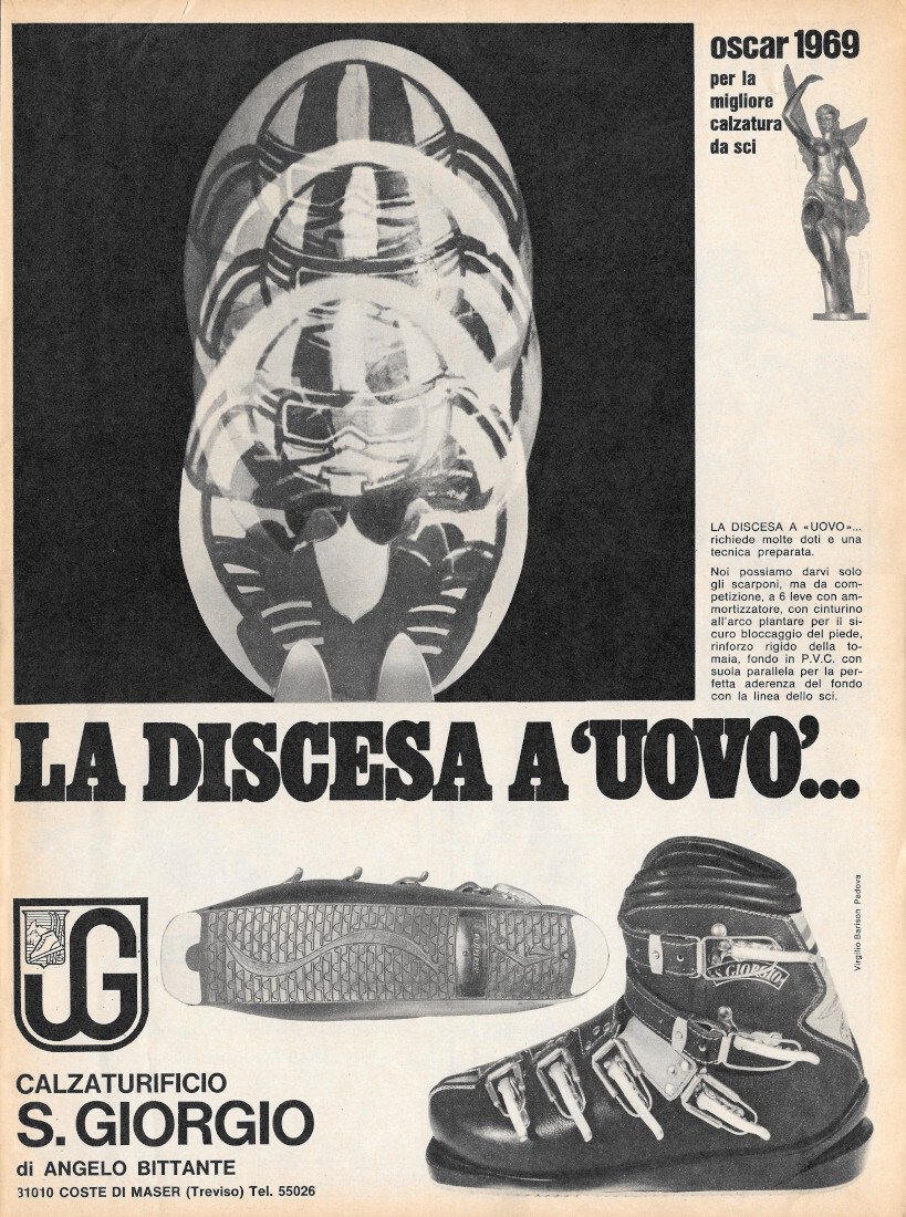 Calzaturificio San Giorgio. Scarponi da sci - Advertising 1970 | Immagine principale