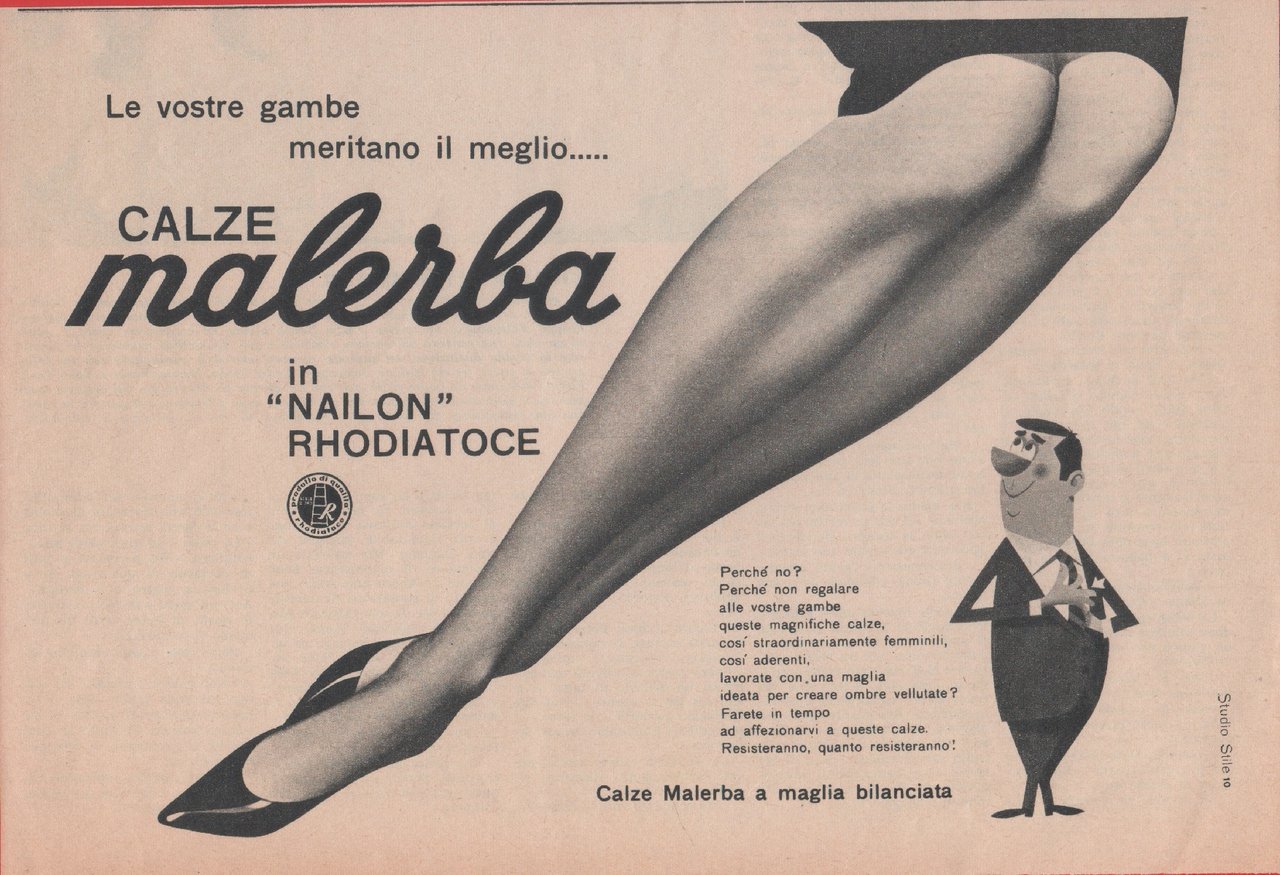 Calze Malerba. Advertising 1960 | Immagine principale