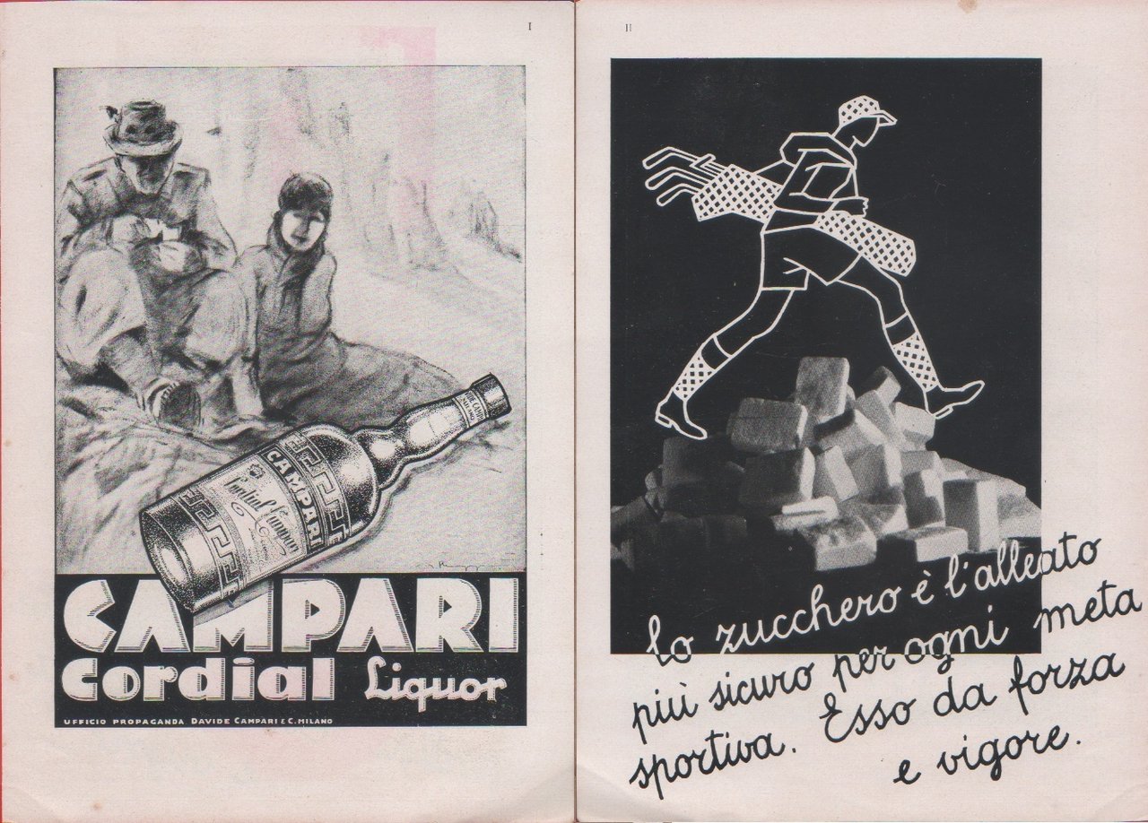 Campari Cordial Liquor/ Zucchero. Advertising 1937 | Immagine principale