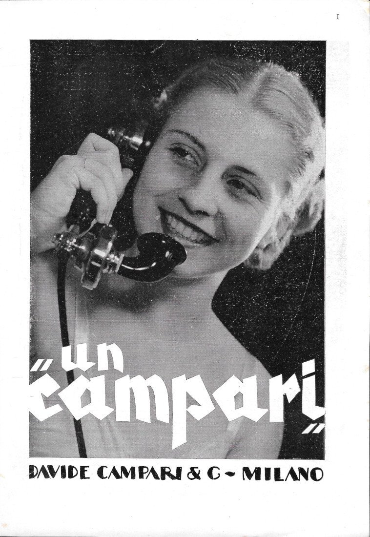 Campari / Pirelli Stella Bianca - Advertising 1939 | Immagine principale