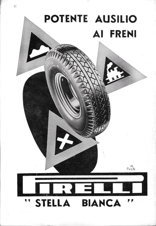 Campari / Pirelli Stella Bianca - Advertising 1939 | Immagine Gallery 2