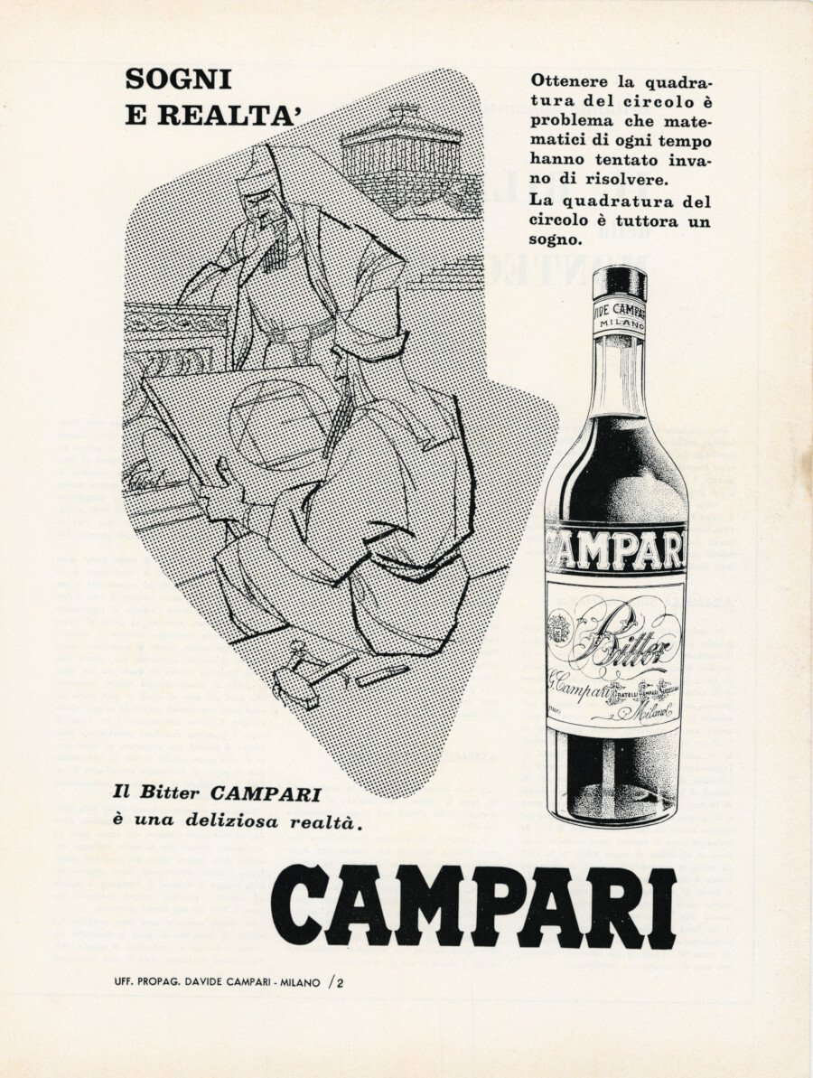 Campari. Sogni e realtà. Advertising 1962 | Immagine principale
