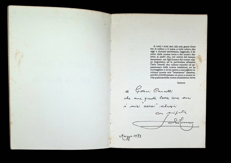 Canti E Ciaiti De Ca' Noscia Libro Poesie Schivo Dialetto …