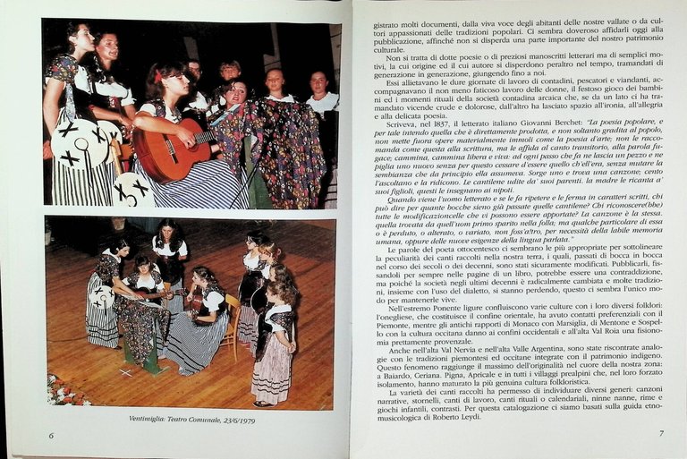 Canzoni Intemelie Raccolta di Testi e Spartiti Musicali Dialetto di …