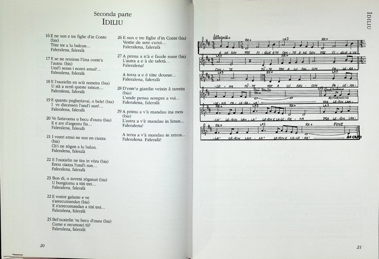 Canzoni Intemelie Raccolta di Testi e Spartiti Musicali Dialetto di …