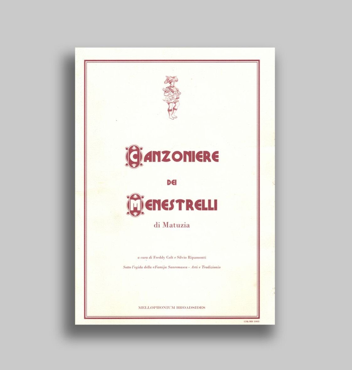 Canzoniere dei menestrelli di Matuzia