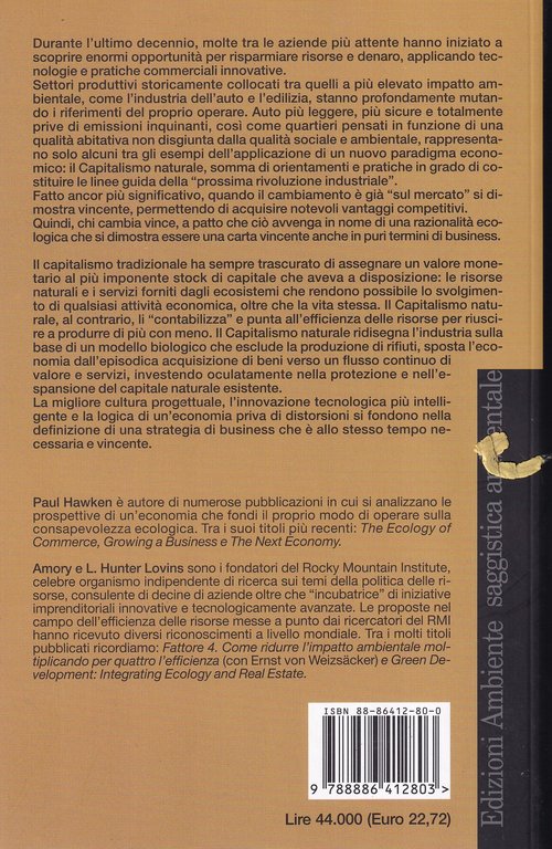 Capitalismo naturale. La prossima rivoluzione industriale | Immagine Gallery 2