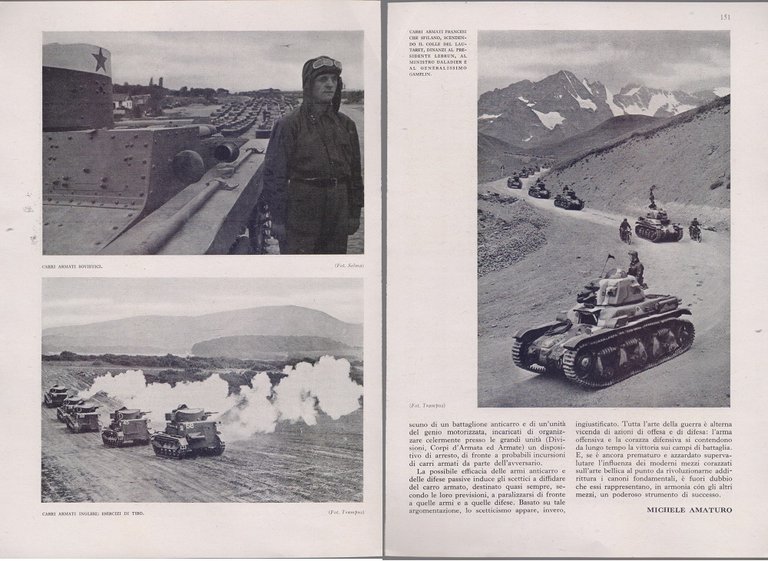 Carri armati. Moderni mezzi di guerra. Estratto 10 pp. 1940 | Immagine Gallery 5