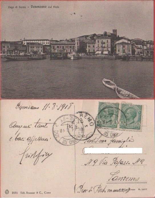 Cartolina - Lago di Garda. Desenzano dal Molo - Viaggiata … | Immagine principale