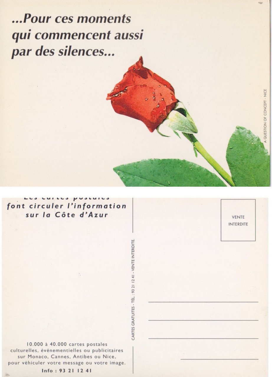 Cartolina - .. pour ces moments qui commencent aussi par … | Immagine principale