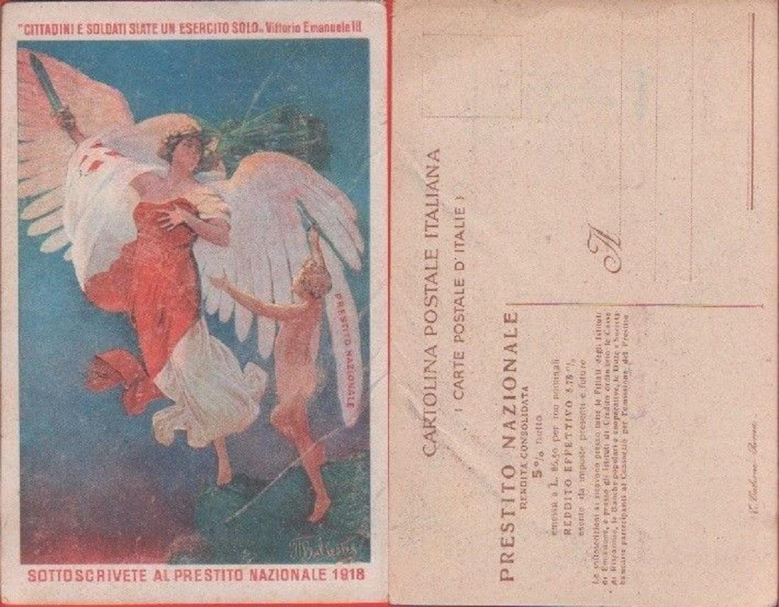 Cartolina - Sottoscrivete al Prestito Nazionale 1918 | Immagine principale