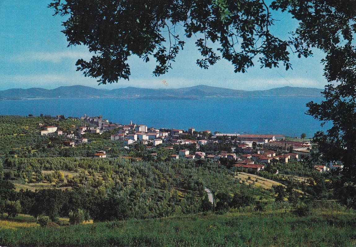Cartolina Passignano sul Trasimeno - Panorama Perugia Viaggiata 1979 | Immagine principale