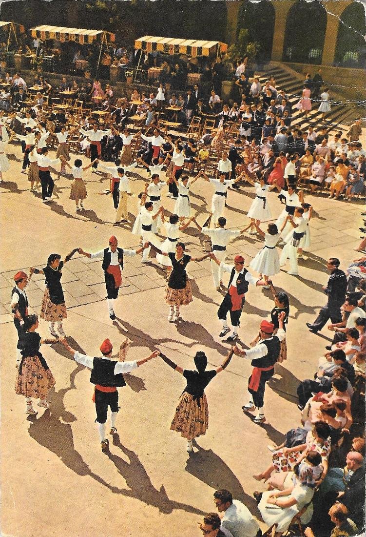 Cataluna. La Sardana. Danzas regionales de Espana. Non viaggiata | Immagine principale