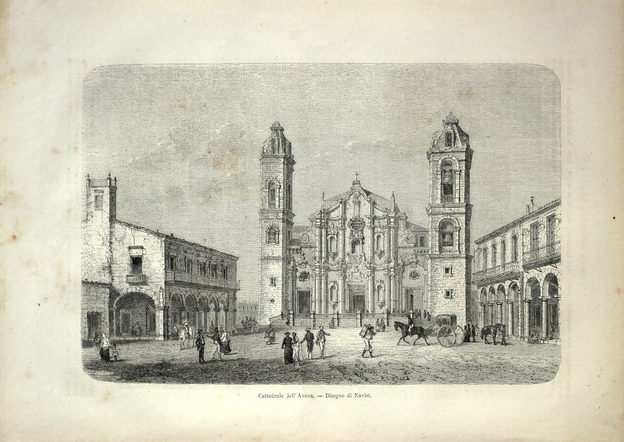 Cattedrale dell'Avana. Stampa 1864 | Immagine principale