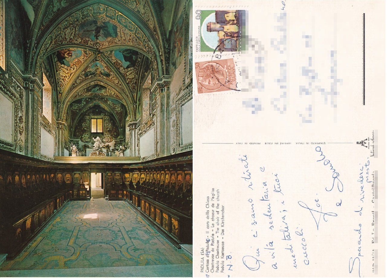 Certosa di Padula (SA) - Viaggiata 1981 | Immagine principale