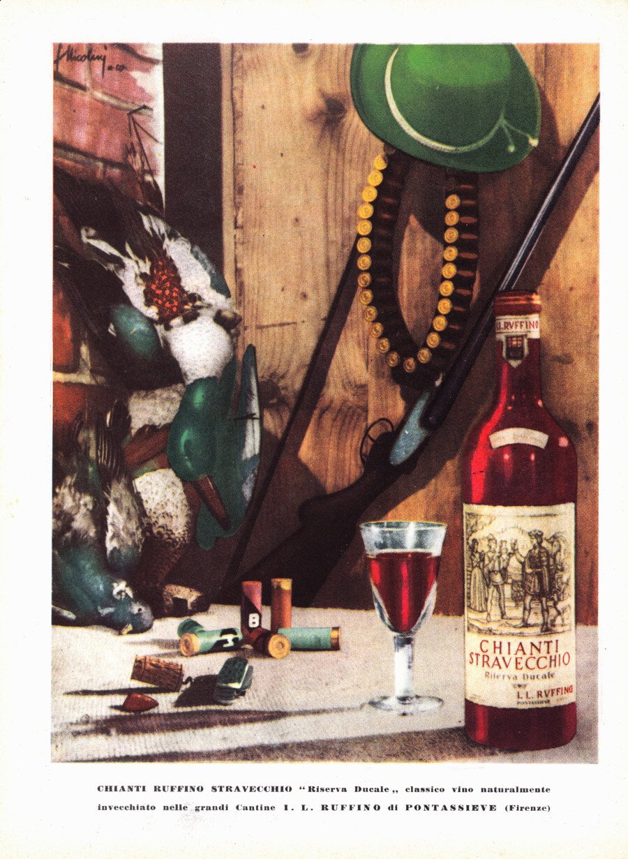 Chianti Ruffino Riserva Ducale/Microtox Bayer contro pulci, pidocchi . Advertising … | Immagine principale