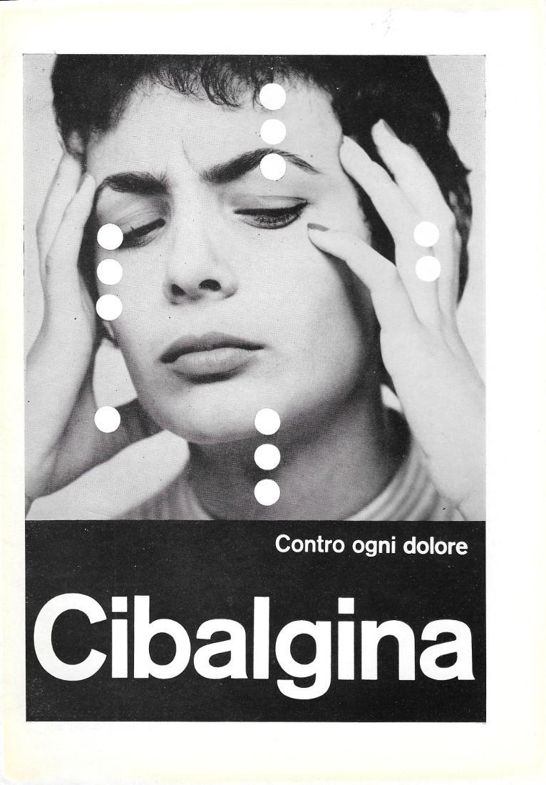 Cibalgina contro ogni dolore. Advertising 1960 | Immagine principale