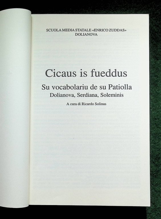Cicaus is Fueddus - Su Vocabolariu de su Patiolla Dolianova …