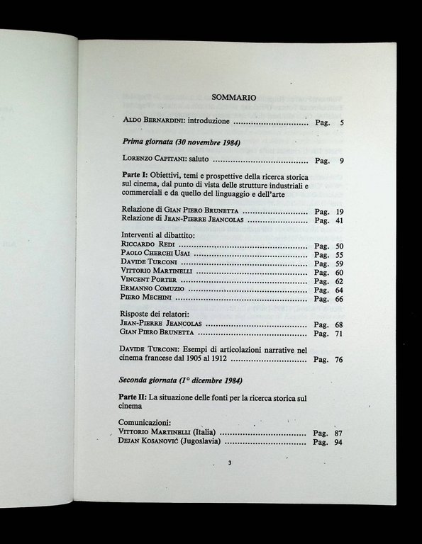 Cinema e Storiografia in Europa Libro Aldo Bernardini Convegno Reggio …