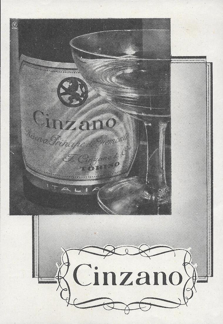 Cinzano, Riserva Principe di Piemonte. Advertising 1943 | Immagine principale