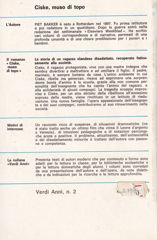 Ciske, Muso di Topo | Immagine Gallery 2