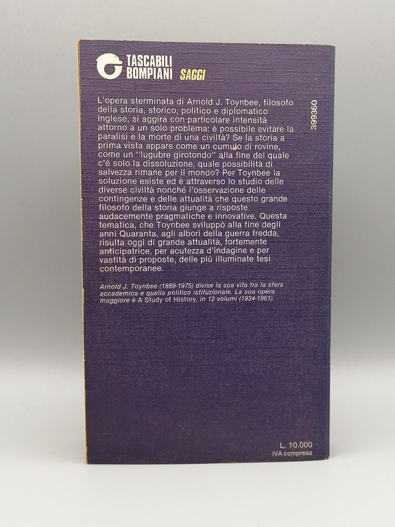 Civiltà Al Paragone - Libro Toynbee 1^ Edizione Bompiani 1983 …