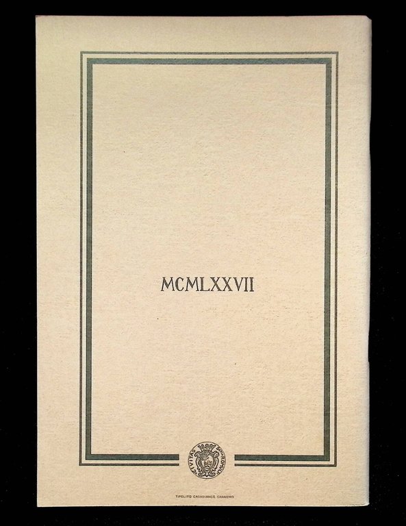 Civitas Sancti Romuli 1977 Libro Famija Sanremasca Storia Dialetto Sanremo