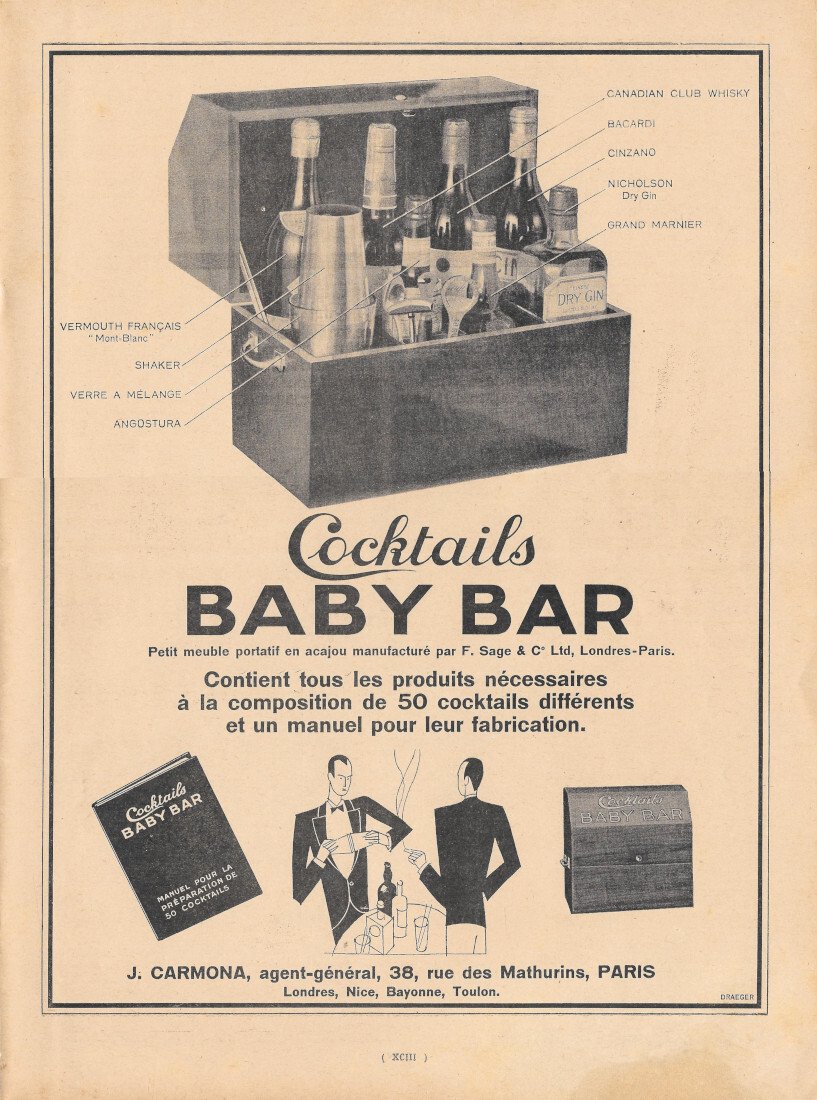 Cocktails Baby Bar - Advertising 1928 | Immagine principale