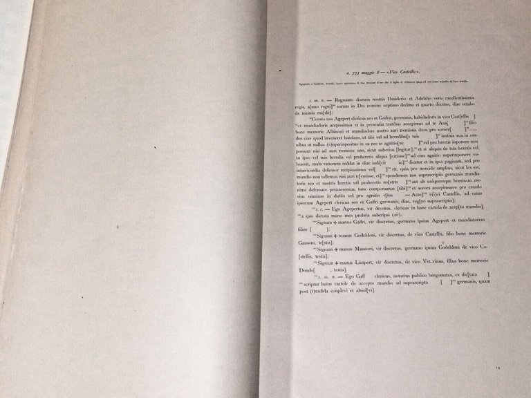 Codice Paleografico Lombardo Eliotipia Documenti Lombardia Prima del 1000 Hoepli