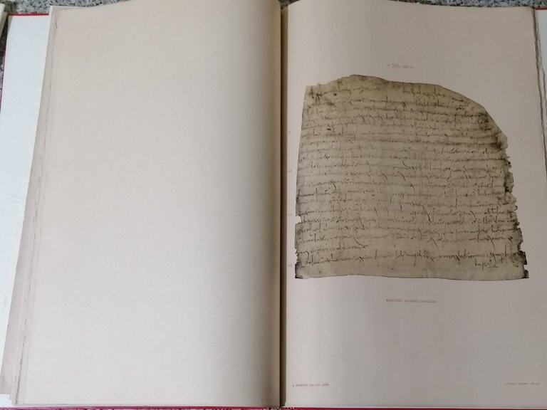 Codice Paleografico Lombardo Eliotipia Documenti Lombardia Prima del 1000 Hoepli