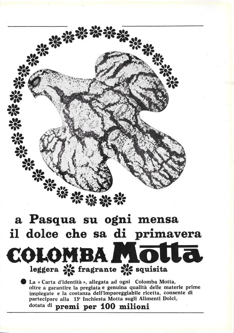 Colomba Motta. Advertising 1964 | Immagine principale