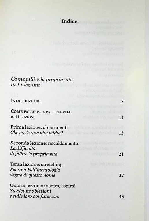 Come Fallire Completamente La Propria Vita 11 Lezioni Libro Noguez …