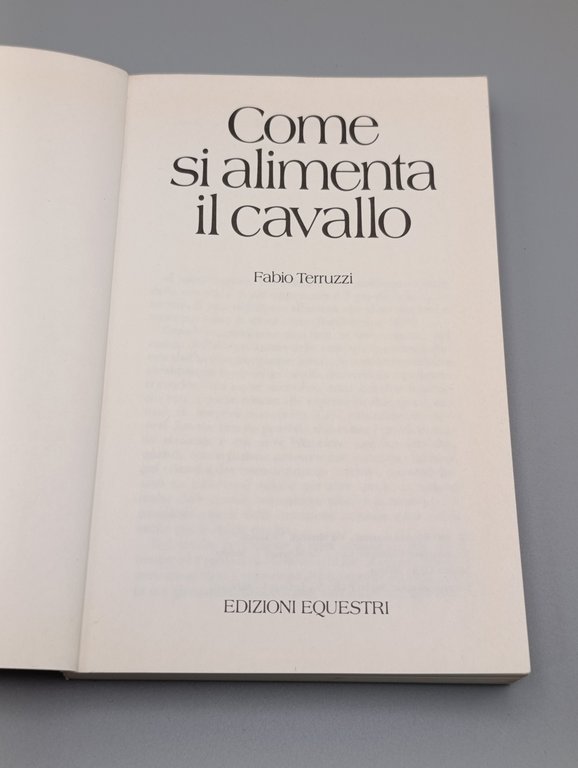 Come si alimenta un cavallo