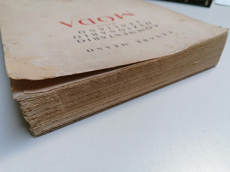 Commentario Dizionario Italiano Della Moda Libro Cesare Meano 1^ Edizione …