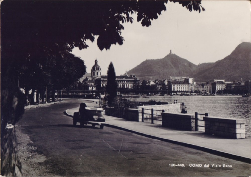 Como dal viale Geno. Viaggiata 1962 | Immagine principale