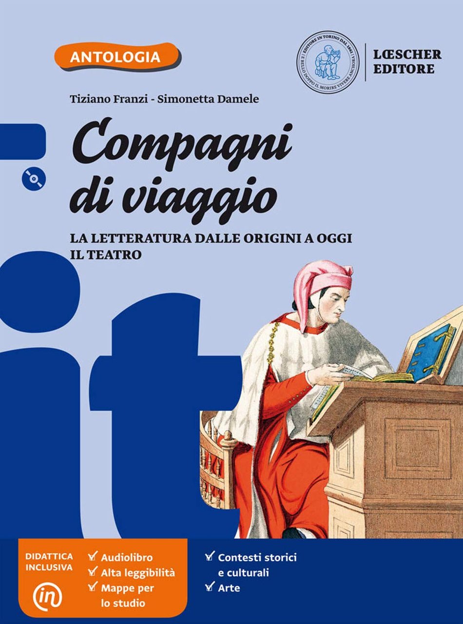 Compagni di viaggio. La letteratura nel tempo.NO CD-ROM- 9788858319635 | Immagine principale