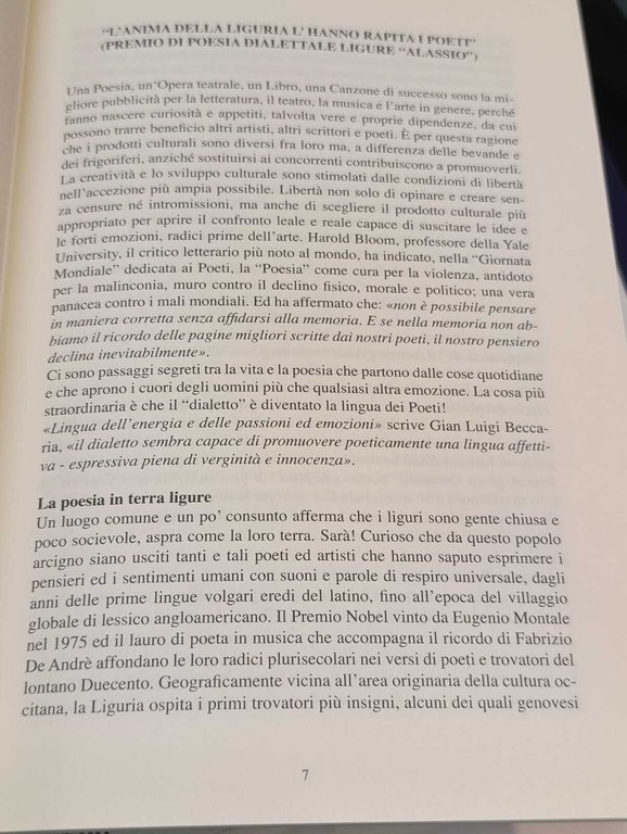 Concorso di Poesia Dialettale Ligure. Premio Alassio. Antologia | Immagine Gallery 3