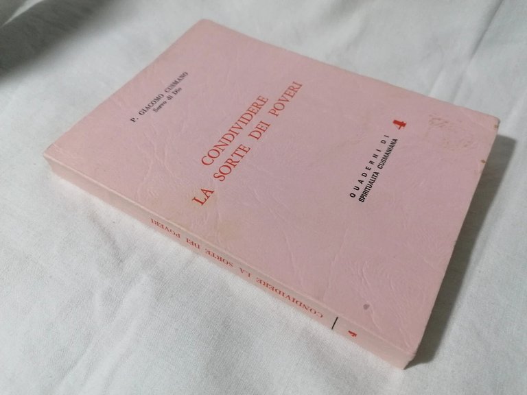 Condividere la Sorte dei Poveri Libro Giacomo Cusmano quaderni di …