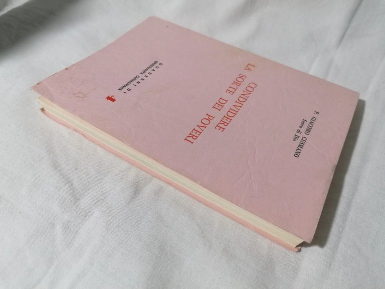 Condividere la Sorte dei Poveri Libro Giacomo Cusmano quaderni di …