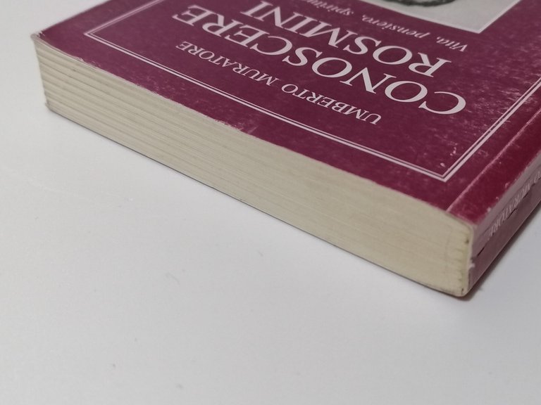 Conoscere Rosmini Biografia Vita Pensiero Spiritualità Libro Muratore Stresa '99