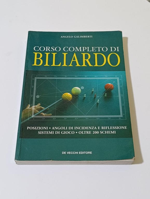 Corso completo di biliardo. Posizioni, angoli di incidenza e riflessione …