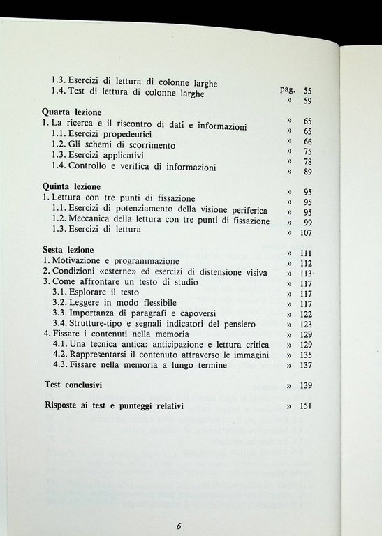 Corso di Lettura Rapida e di Metodologia di Studio Libro …