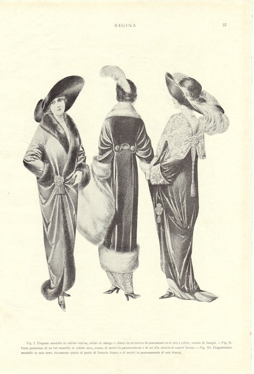 Costumi da maschera per signora/Eleganti mantelli. Immagine 1913. | Immagine Gallery 2