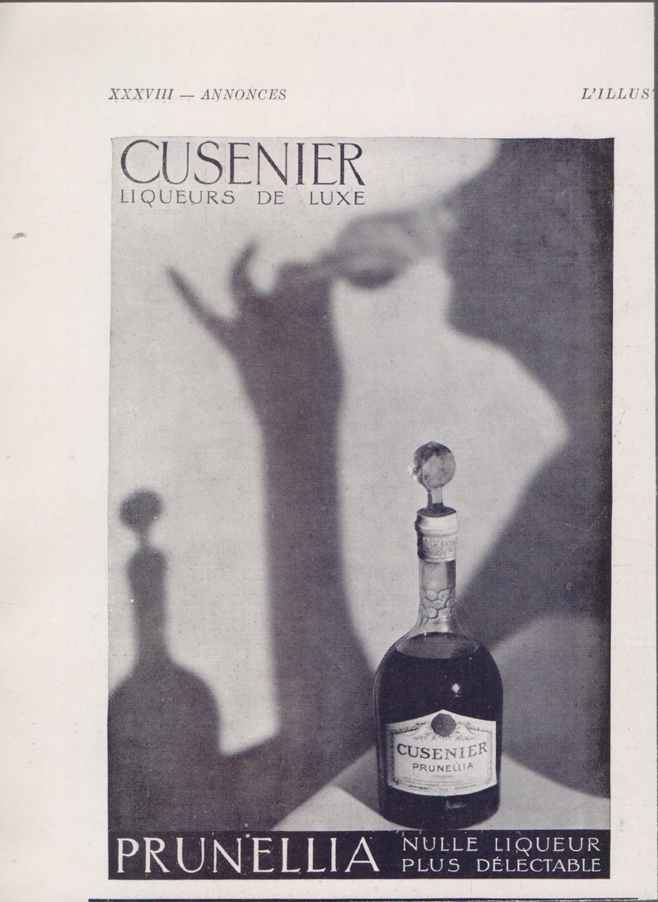 Cousenier Prunella. Liqueurs de Luxe. Advertising 1931 | Immagine principale