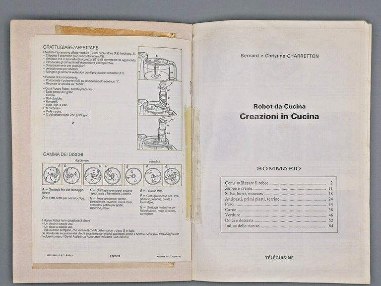 Creazioni In Cucina Libro Ricette Robot Da Cucina Moulinex Charretton …